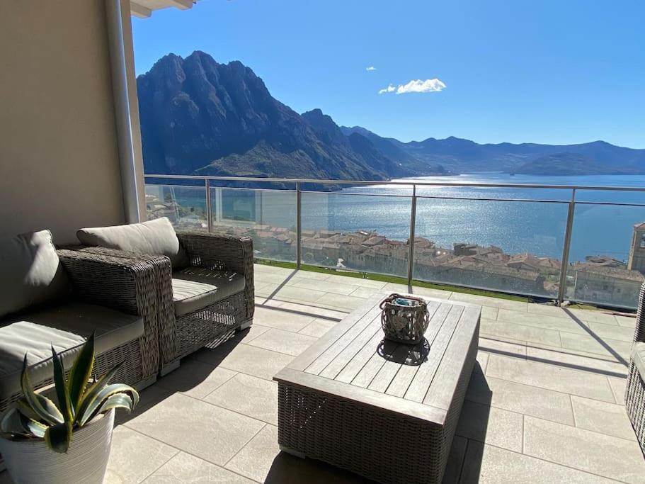 Piccolo Paradiso Vista Lago Con Piscina Privata Riva di Solto Exterior foto